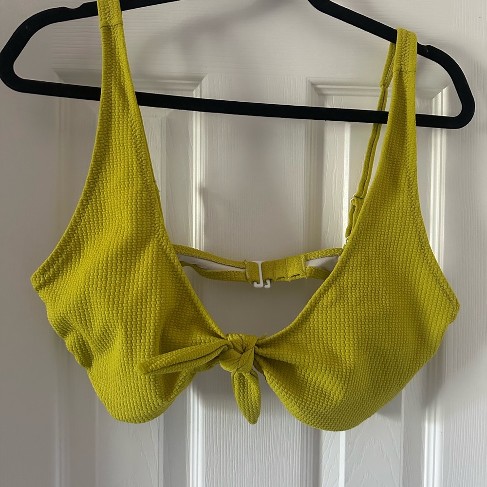 Old Navy Chartreuse Bikini Top